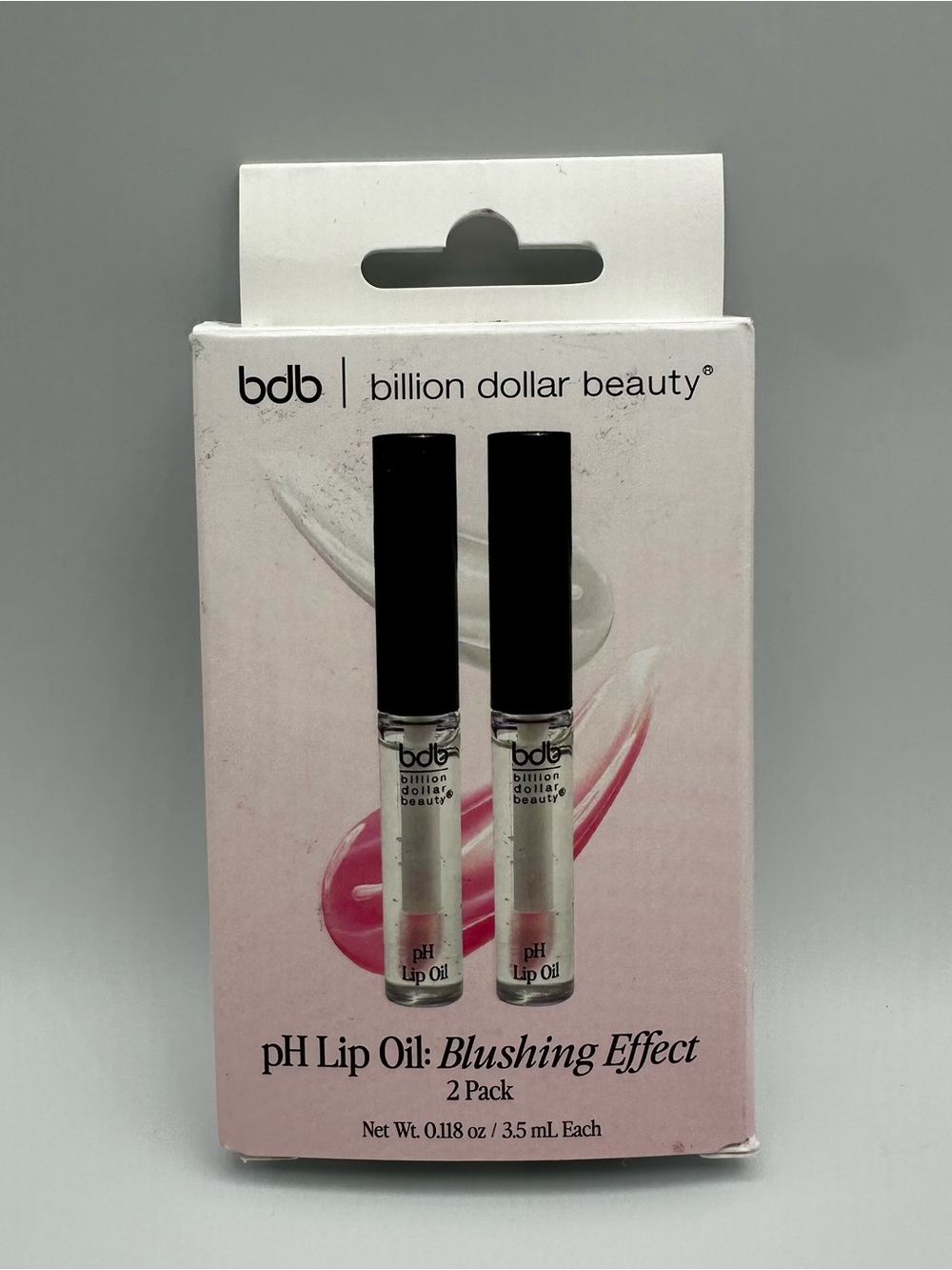 bdb Billion Dollar Beauty pH Lip Oil - Blushing Effect (Pink) 2 Pack